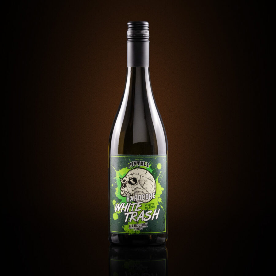 Pistole Hardcore-Food Weißweincuvée - Trocken Hardcore White Trash