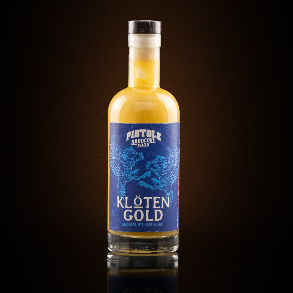 Eierlikör mit Haselnuss Klötengold von Pistole Hardcore-Food