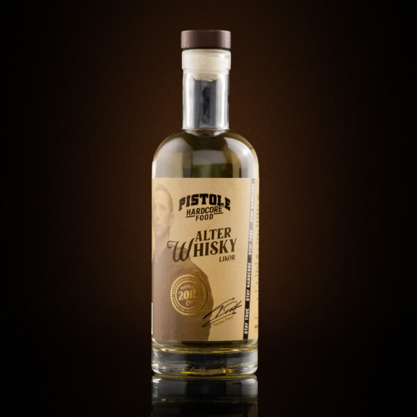 Pistole Hardcore-Food Likör Alter Whisky