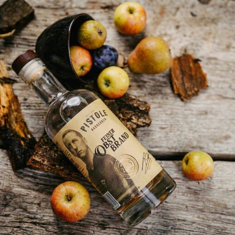 Pistole Hardcore-Food Feiner Obstbrand