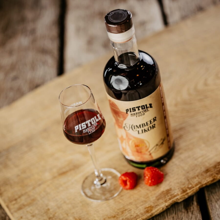 Pistole Hardcore-Food Himbeer Likör
