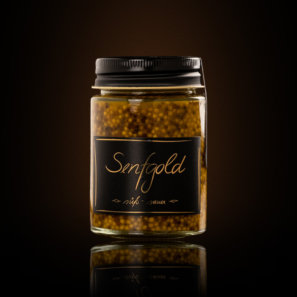 Pistole Hardcore-Food Senfgold süß-sauer Senf