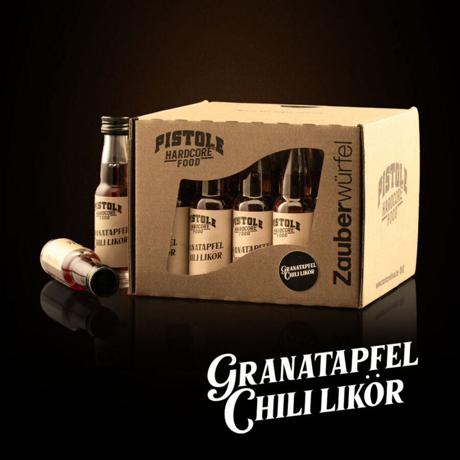Zauberwürfel Granatapfel Chili von Pistole Hardcore-Food
