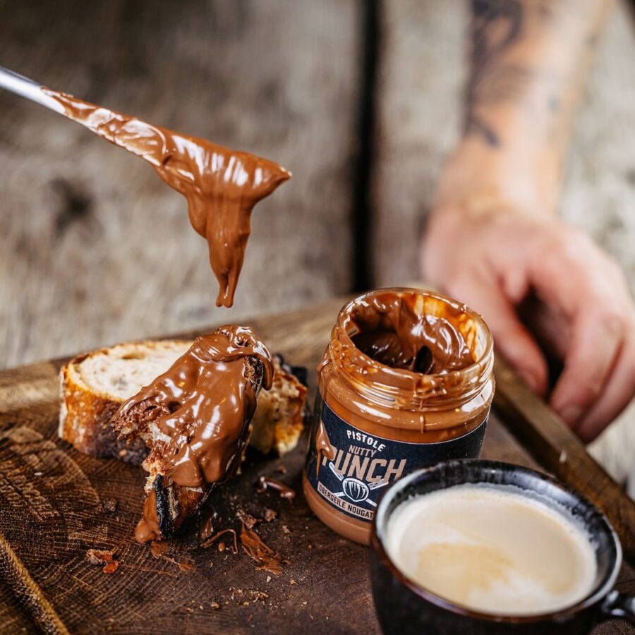 Pistole Hardcore-Food obergeile Nougat Creme Nutty Punch