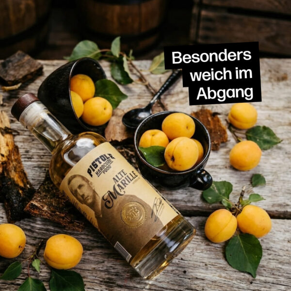 Alte Marille Obstler ist besonders weich im Abgang