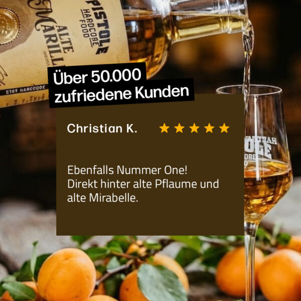 Pistole Hardcore-Food mit über 50.000 zufriedenen Kunden
