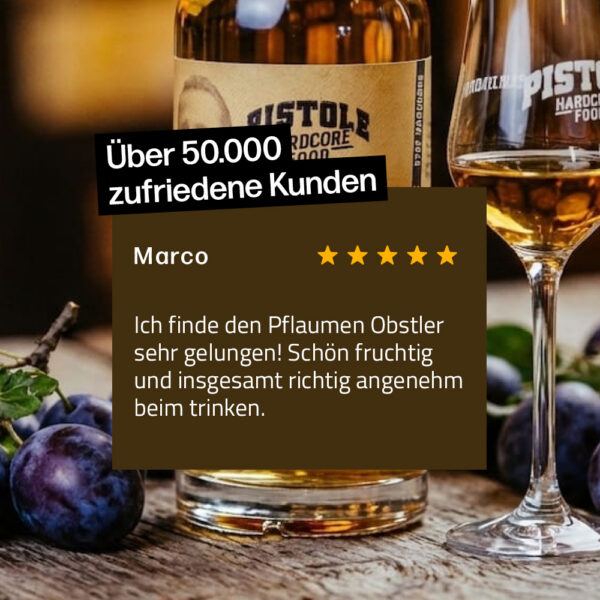 Pistole Hardcore-Food über 50.000 zufriedene Kunden