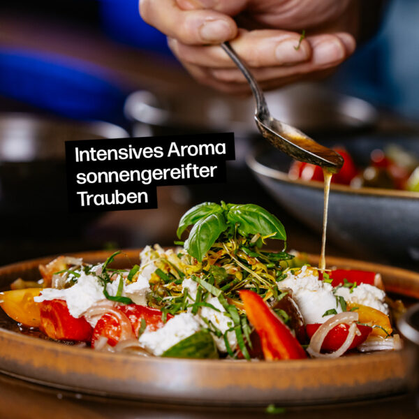 Balsamico Bianco mit intensivem Aroma sonnengereifter Trauben