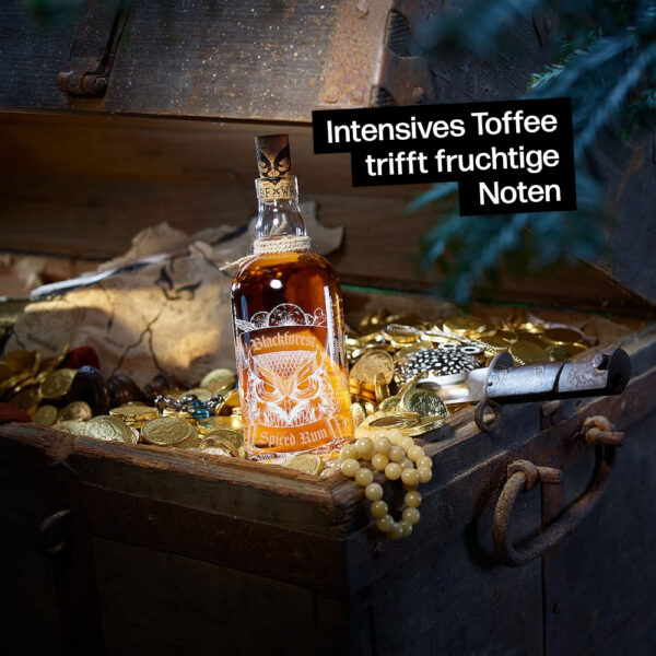 Blackforest Spiced Rum mit intensivem Toffee und fruchtiger Note