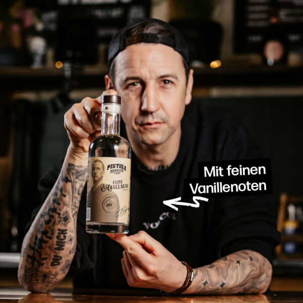 Haselnuss Obstler mit feinen Vanillenoten