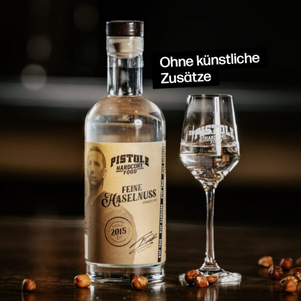 Haselnuss Obstler ohne künstliche Zusätze
