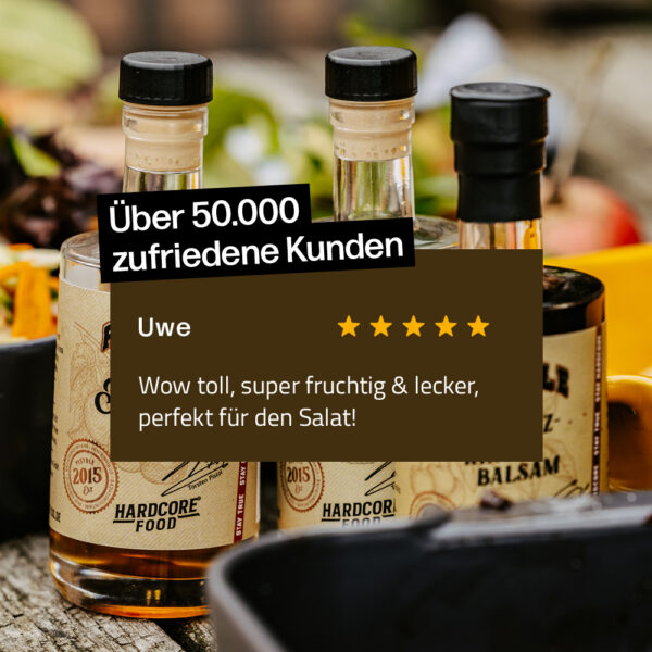 Pistole Hardcore-Food mit über 50.000 zufriedenen Kunden
