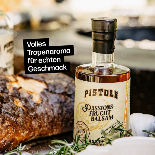 Passionsfrucht Balsamessig mit vollem Tropenaroma für echten Geschmack