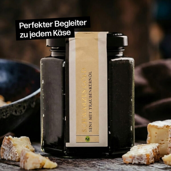 Traubenkernöl-Senf als perfekter Begleiter zu jedem Käse