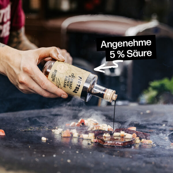 Schwarzkirsch Balsamessig mit angenehmer 5% Säure