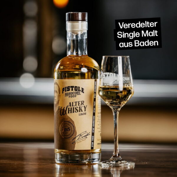 Whisky Likör mit veredeltem Single Malt aus Baden