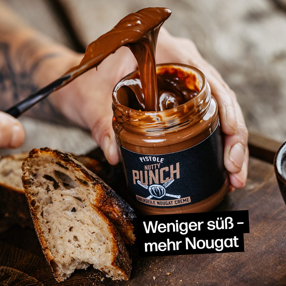 Nougat Creme mit intensivem Nougat Geschmack