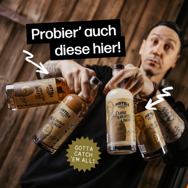 Premium Liköre von Pistole Hardcore-Food