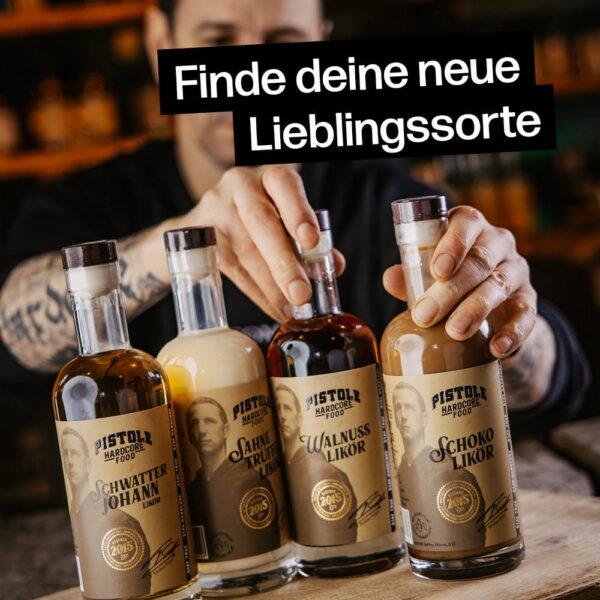 Premium Liköre von Pistole Hardcore-Food