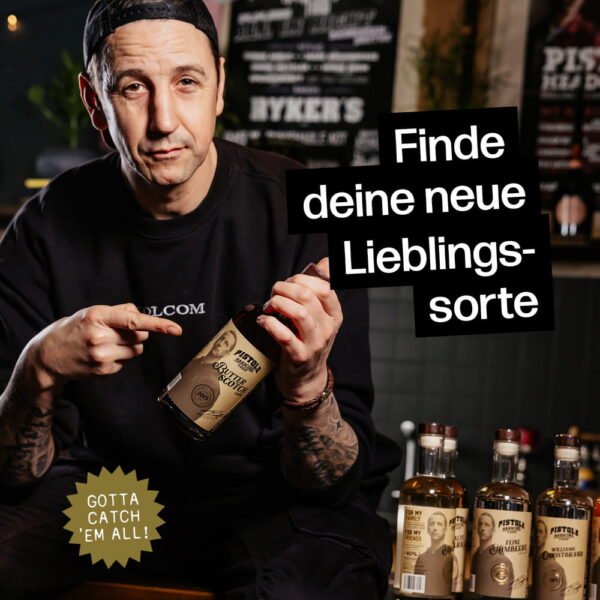 Entdecke die Premium Liköre und Premium Obstler von Pistole Hardcore-Food