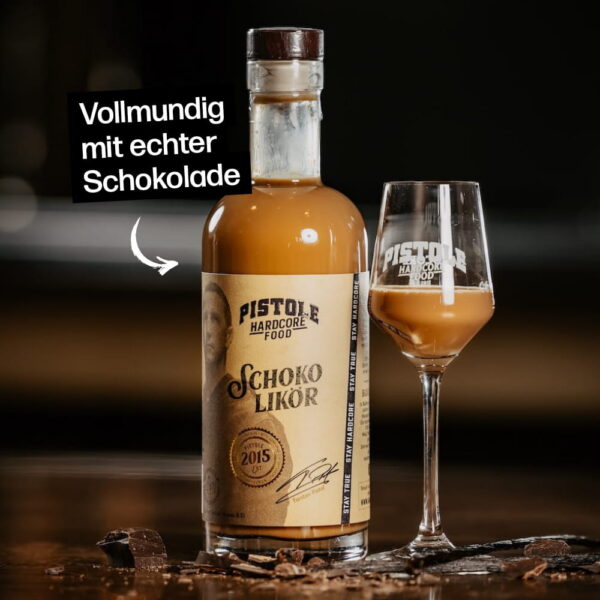 Schoko Likör mit vollmundig echter Schokolade