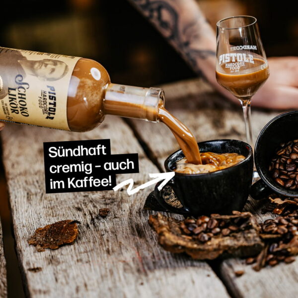 Schoko Likör cremig für Kaffee