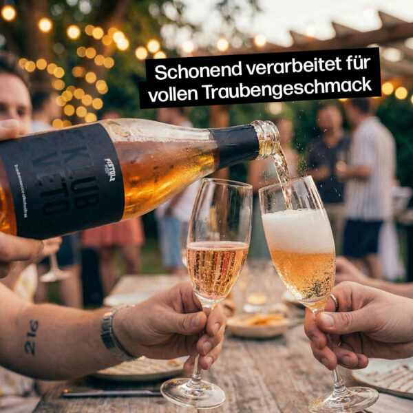 Klub Veto Alkoholfreier Secco schonend verarbeitet für vollen Traubengeschmack